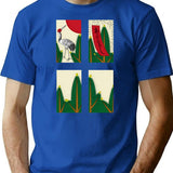 Battle Of Flowers(hanafudahwatu) - January Package T-Shirt - Blue