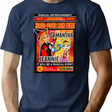 Battle Samantha Vs Jeannie Magic Event T-Shirt - Navy