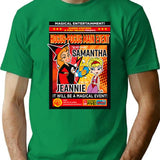 Battle Samantha Vs Jeannie Magic Event T-Shirt - Green