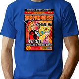 Battle Samantha Vs Jeannie Magic Event T-Shirt - Blue