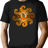 Batzilla - Supporter Vintage Swirl T-Shirt - Retro Graphic Casual Tee - Black