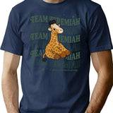Beach Movie Vintage Funny Summer T-Shirt - Retro Graphic Casual Tee - Navy