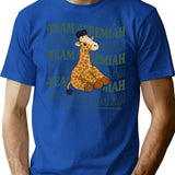 Beach Movie Vintage Funny Summer T-Shirt - Retro Graphic Casual Tee - Blue