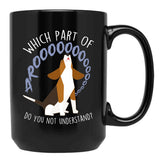 Beagle Which Part Of Arooo Black Coffee Mug, Gift Coffee Mug - Black