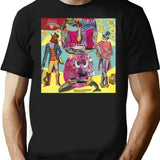 Beautiful Art T-Shirt - Retro Graphic Tee for Men & Women - Black