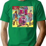 Beautiful Art T-Shirt - Retro Graphic Tee for Men & Women - Green