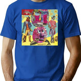 Beautiful Art T-Shirt - Retro Graphic Tee for Men & Women - Blue