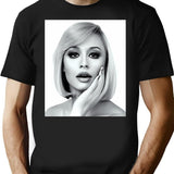 Beautiful Raffaella Carra T-Shirt - Retro Graphic Tee for Men & Women - Black