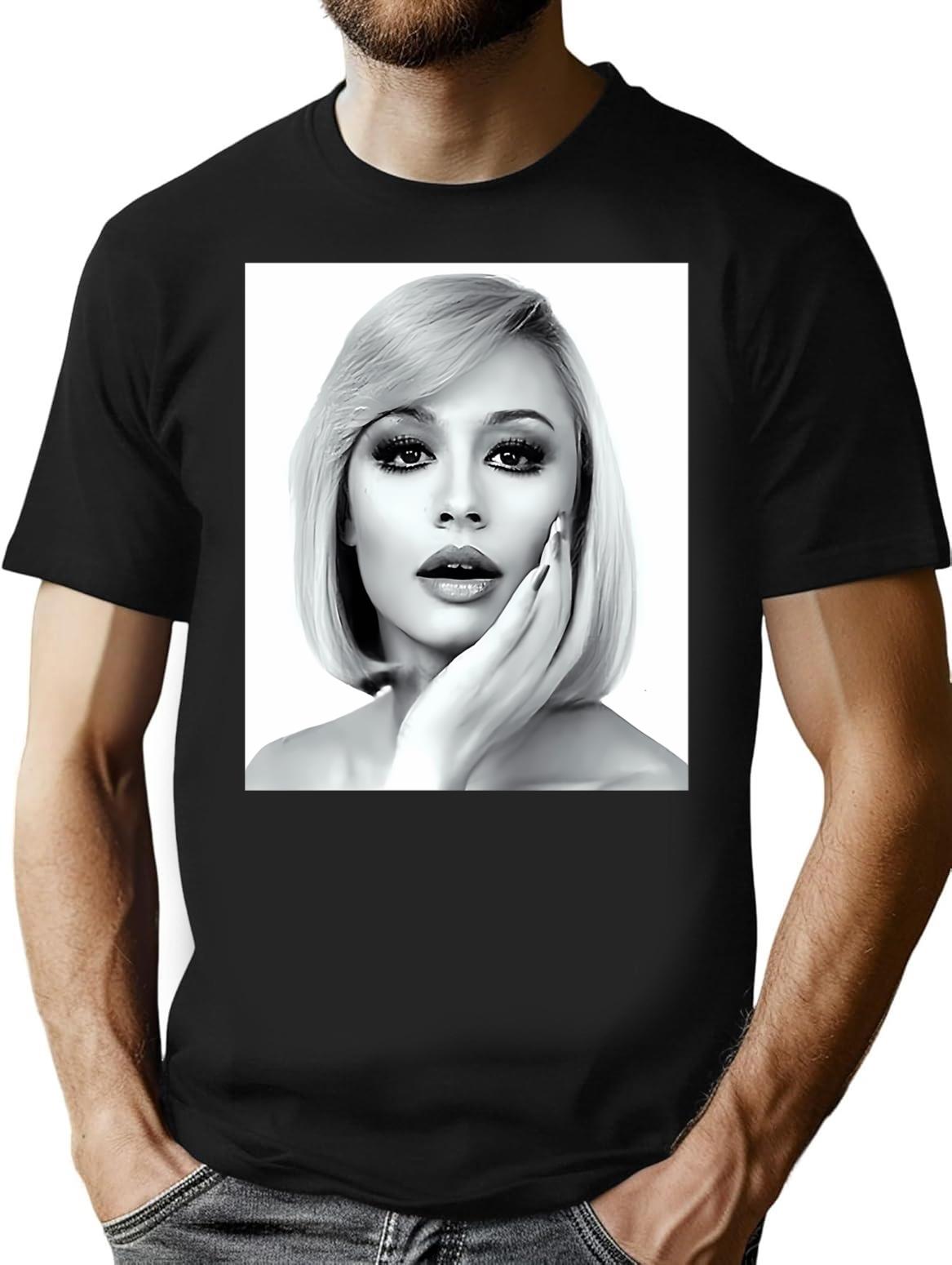 Beautiful Raffaella Carra T-Shirt - Retro Graphic Tee for Men & Women - Black