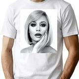 Beautiful Raffaella Carra T-Shirt - Retro Graphic Tee for Men & Women - White