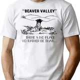 Beaver Valley Funny T Shirt Offensive T Shirts Cool T Shirt Rude Novelty T Shirt Boobs Graphic Vintage Tshirt With Funny Sayings Adult Tee - White