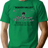 Beaver Valley Funny T Shirt Offensive T Shirts Cool T Shirt Rude Novelty T Shirt Boobs Graphic Vintage Tshirt With Funny Sayings Adult Tee - Green