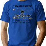 Beaver Valley Funny T Shirt Offensive T Shirts Cool T Shirt Rude Novelty T Shirt Boobs Graphic Vintage Tshirt With Funny Sayings Adult Tee - Blue