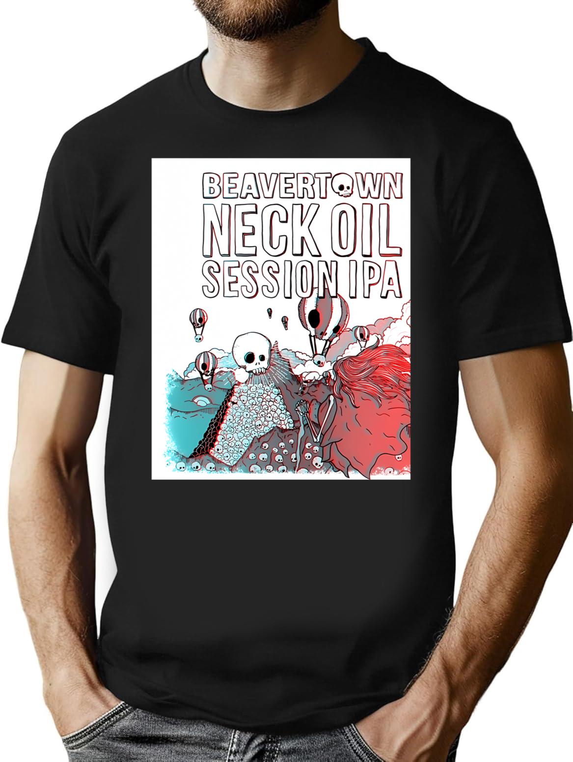 Beavertown Brewery Neck Oil Session Ipa T-Shirt - Black