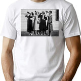 Beer Drinkers T-Shirt - Retro Graphic Tee for Men & Women - White