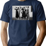 Beer Drinkers T-Shirt - Retro Graphic Tee for Men & Women - Navy