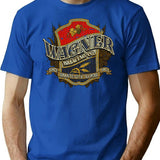 Beer Wagner Brewing Co T-Shirt - Retro Graphic Tee for Men & Women - Blue