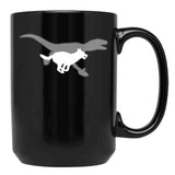 Belgian Malinois Velociraptor Maliraptor Running Shadow Dog Gift Black Coffee Mug, Gift Coffee Mug - Black
