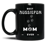 Best Aussiepom Mom Ever Black Coffee Mug, Gift Coffee Mug