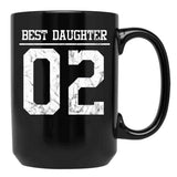 Best Daughter 02 (1) Black Coffee Mug - Black