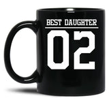 Best Daughter 02 Black Coffee Mug