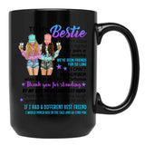 Best Friends Black Coffee Mug - Black