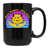 Best Hamster Mom Ever Black Coffee Mug, Gift Coffee Mug - Black
