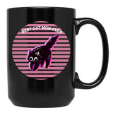 Best Knitting Mom Ever I Cat Black Coffee Mug, Gift Coffee Mug - Black