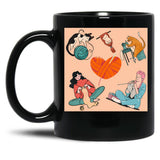 Best Knitting Mom Ever (4) Black Coffee Mug, Gift Coffee Mug