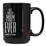 Best Knitting Mom Ever Black Coffee Mug, Gift Coffee Mug - Black