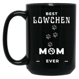 Best Lowchen Mom Ever Black Coffee Mug, Gift Coffee Mug