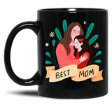 Best Mom Black Coffee Mug, Gift Coffee Mug