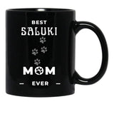 Best Saluki Mom Ever Black Coffee Mug, Gift Coffee Mug - Black