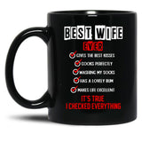 Best Wife Ever Black Coffee Mug