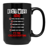 Best Wife Ever Black Coffee Mug, Gift Coffee Mug - Black