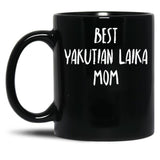 Best Yakutian Laika Mom Black Coffee Mug, Gift Coffee Mug