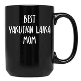 Best Yakutian Laika Mom Black Coffee Mug, Gift Coffee Mug - Black
