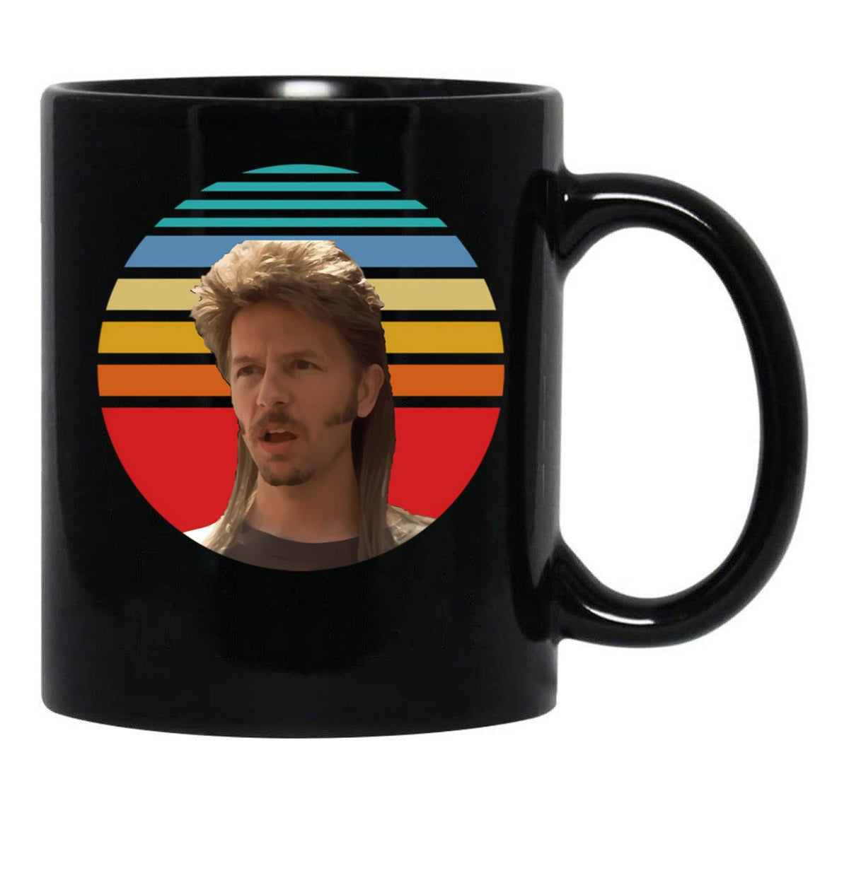 Birthday Gift Joe Dirt Dang Black Coffee Mug - Black