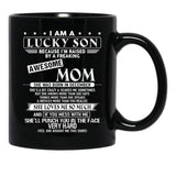 Birthday Mom Born In December Black Coffee Mug - Black