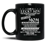 Birthday Mom Born In December Black Coffee Mug
