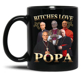 Love Popa Pope Leo Xiv 9 Black Coffee Mug