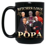 Love Popa Pope Leo Xiv 9 Black Coffee Mug