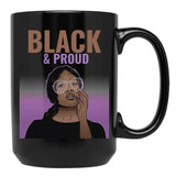 Black And Proud (9) Black Coffee Mug - Black