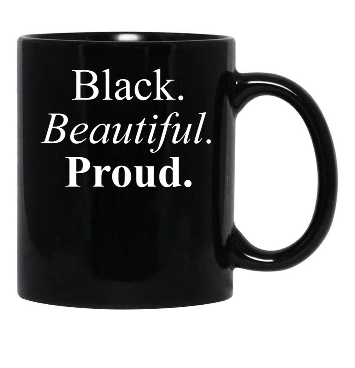 Black Power Black Coffee Mug - Black