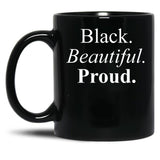 Black Power Black Coffee Mug