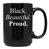 Black Power Black Coffee Mug - Black