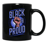 Black Proud Design Black Coffee Mug - Black