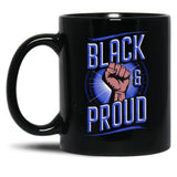 Black Proud Design Black Coffee Mug