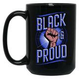 Black Proud Design Black Coffee Mug
