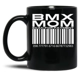 Bmx Mom Scan For Payment Black Coffee Mug, Gift Coffee Mug